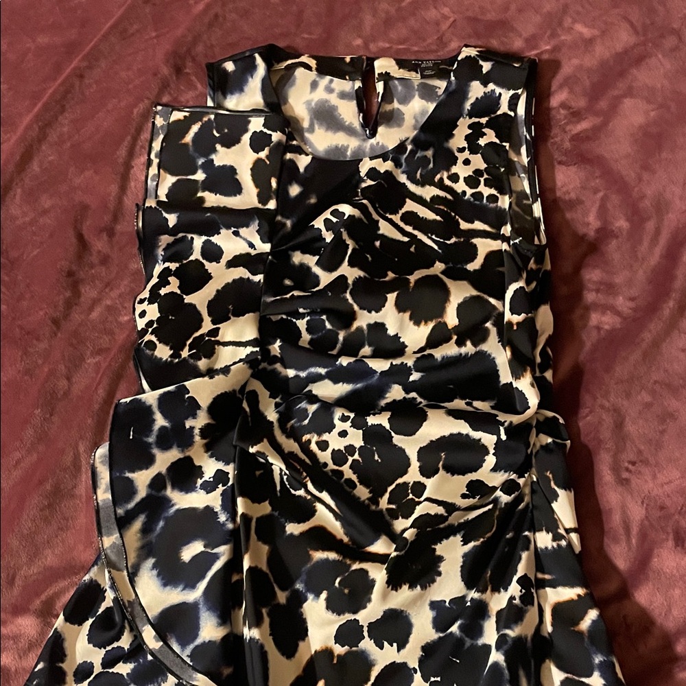 Stylish Black and White Animal Print blouse